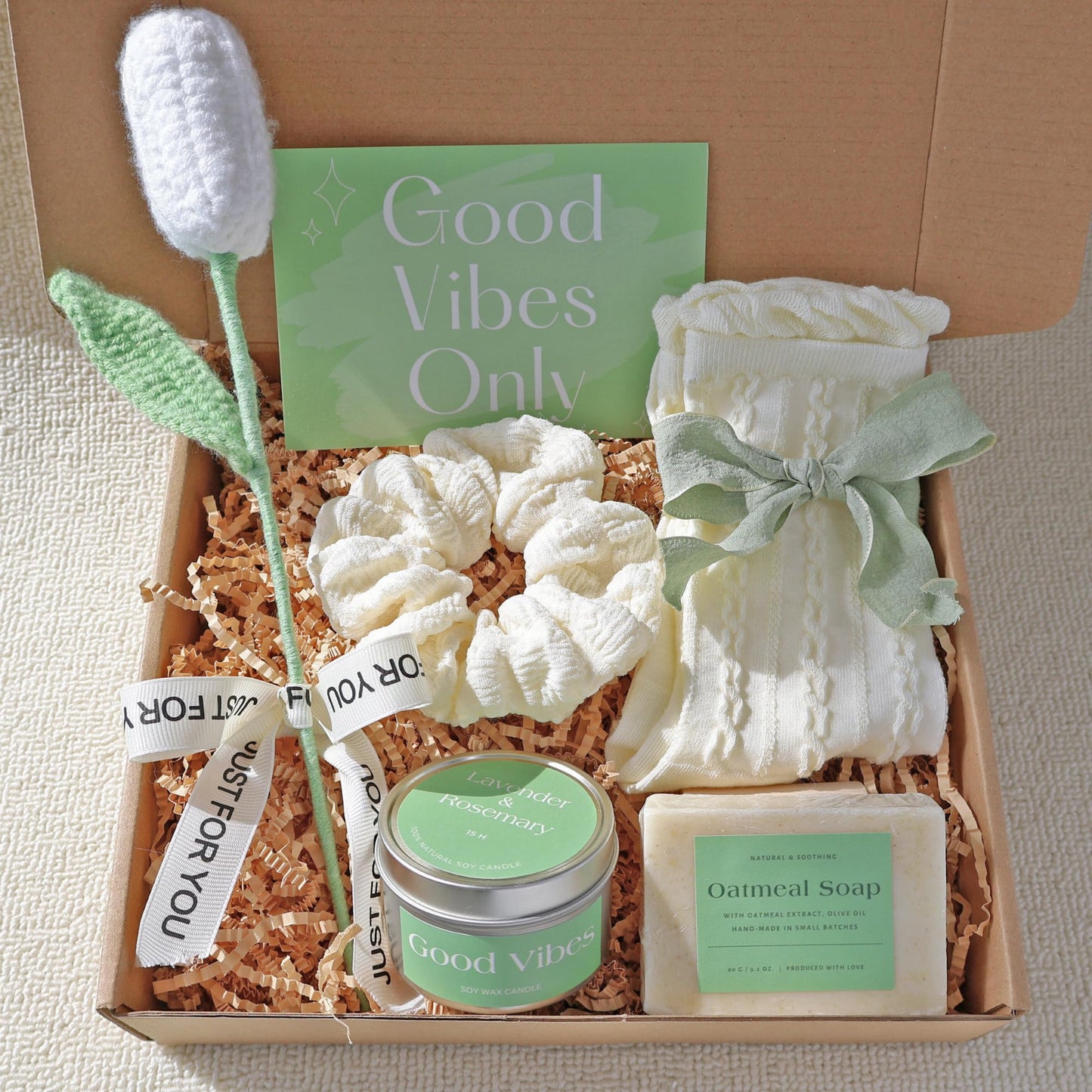 Self Care Gifts for Women – Best Friend Gift, Teen Girl Sister Gifts, Thinking of You, Get Well Soon Care Package, Spa Kit, Relaxation Gift Box, Feel Better Gift, Women’s Pampering Gift