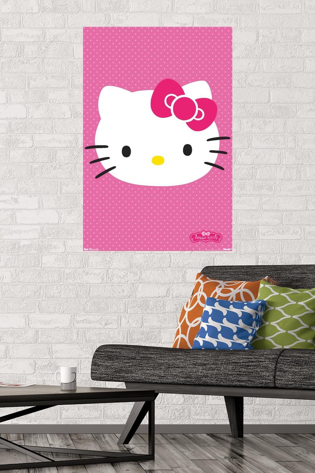 Trends International Unframed Poster Prints, Hello Kitty Face