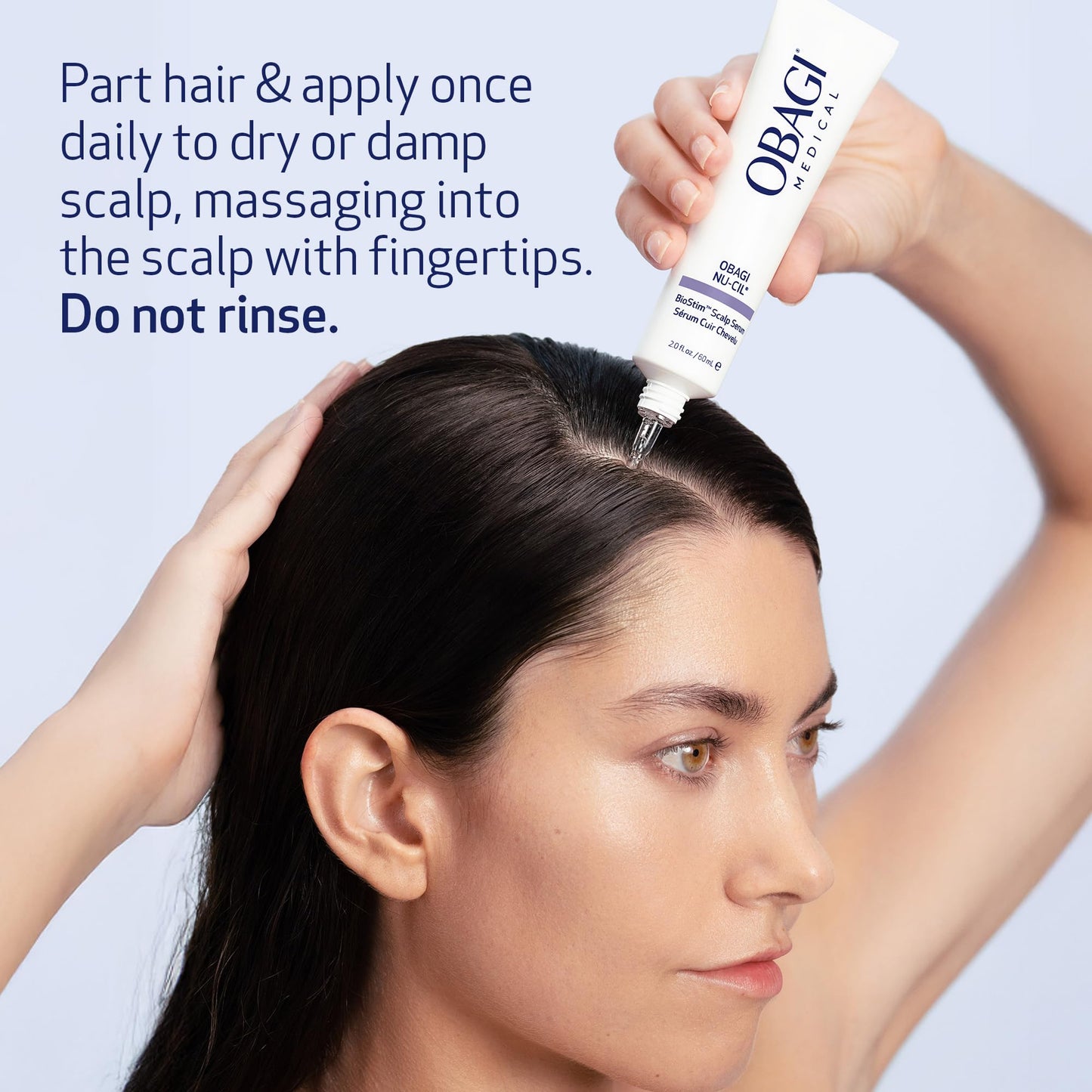 Obagi Nu-Cil BioStim Hair Scalp Serum with Biotin – Clinically Proven to Promote Scalp Health & Deliver Visibly Fuller, Denser Hair – Lightweight, Strengthens Follicles, & Encourages Regrowth – 2 oz