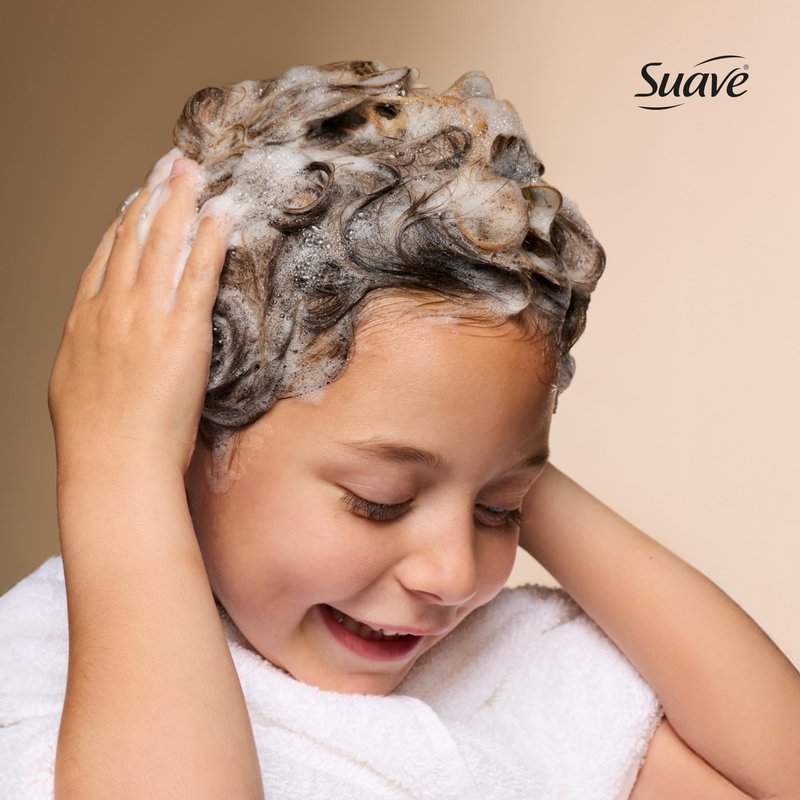 Suave Kids 3-in-1 Tear Free, Body Wash, Shampoo and Conditioners, Dermatologist Tested, Coconut Splash, 18 Oz Pack of 6