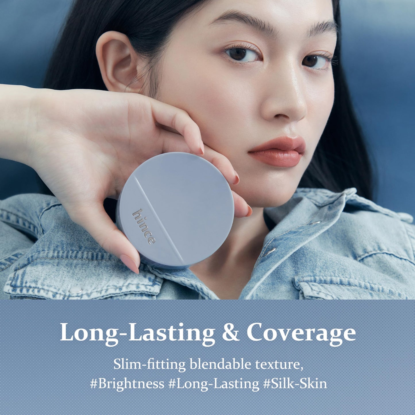 HINCE Second Skin Mesh Matte Cushion - 12g, Natural Coverage, Semi Matte Finish, Flawless Coverage, 24hr Long Lasting, Korean Cushion Foundation, Sand
