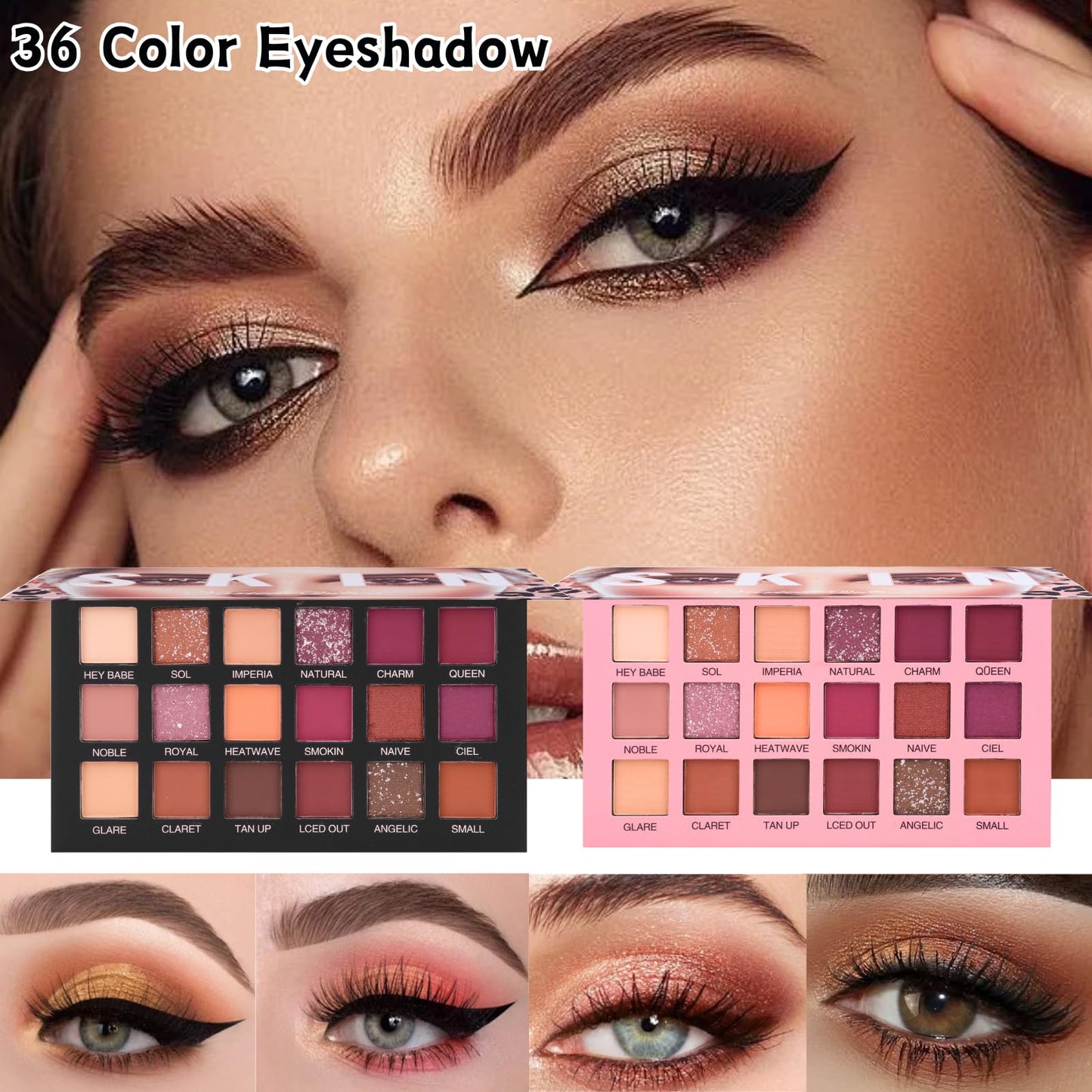 All in One Makeup Kit for Women Full Kit, 41PCS Professional Makeup Kit, Foundation Eyeshadow Lipstick Eyeliner Brush set, Complete Make Up Gift Set for Beginners and Professionals Alike