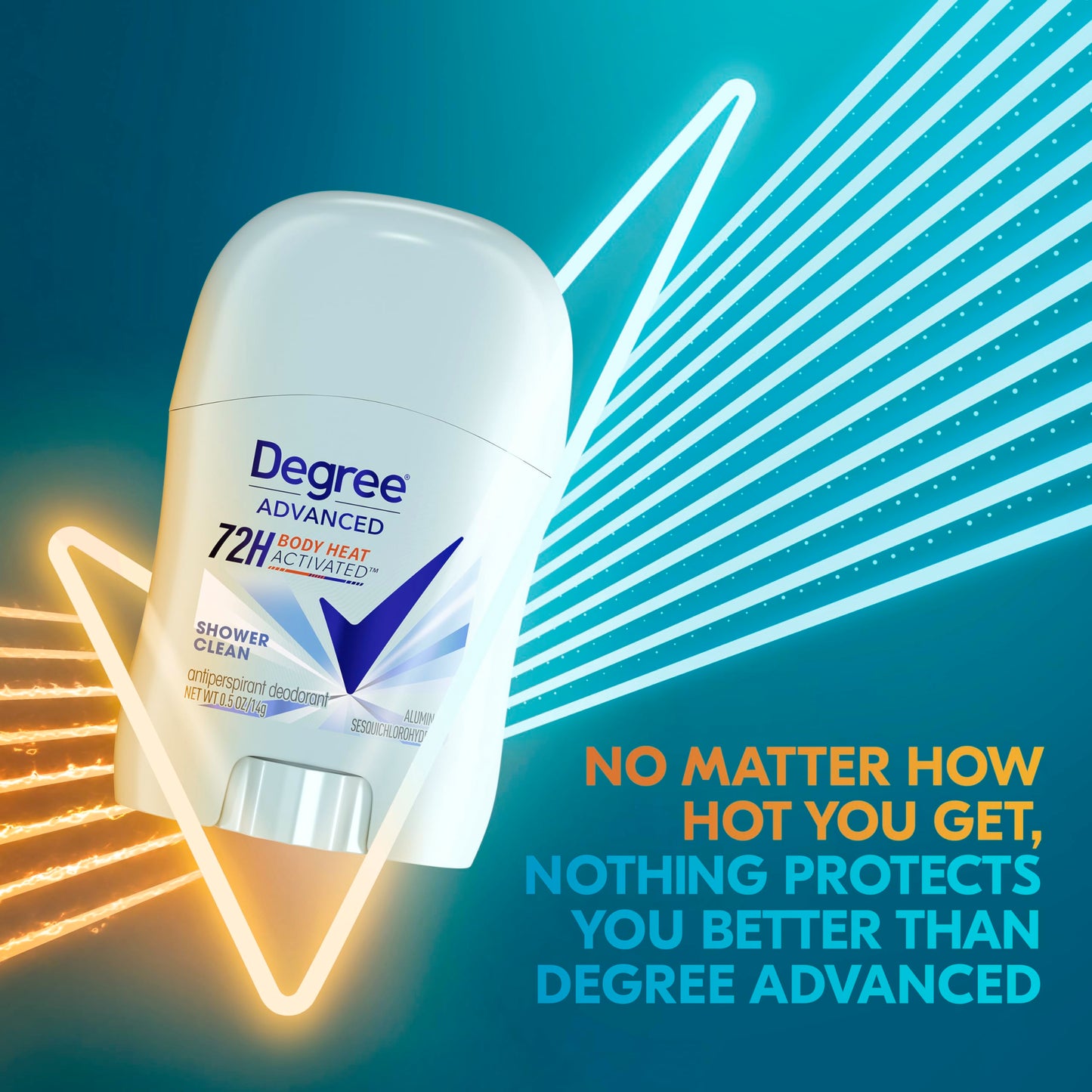 Degree Antiperspirant Deodorant Shower Clean Pack of 36 72-Hour Sweat & Odor Protection Antiperspirant for Women with Body Heat Activated Technology 0.5 oz