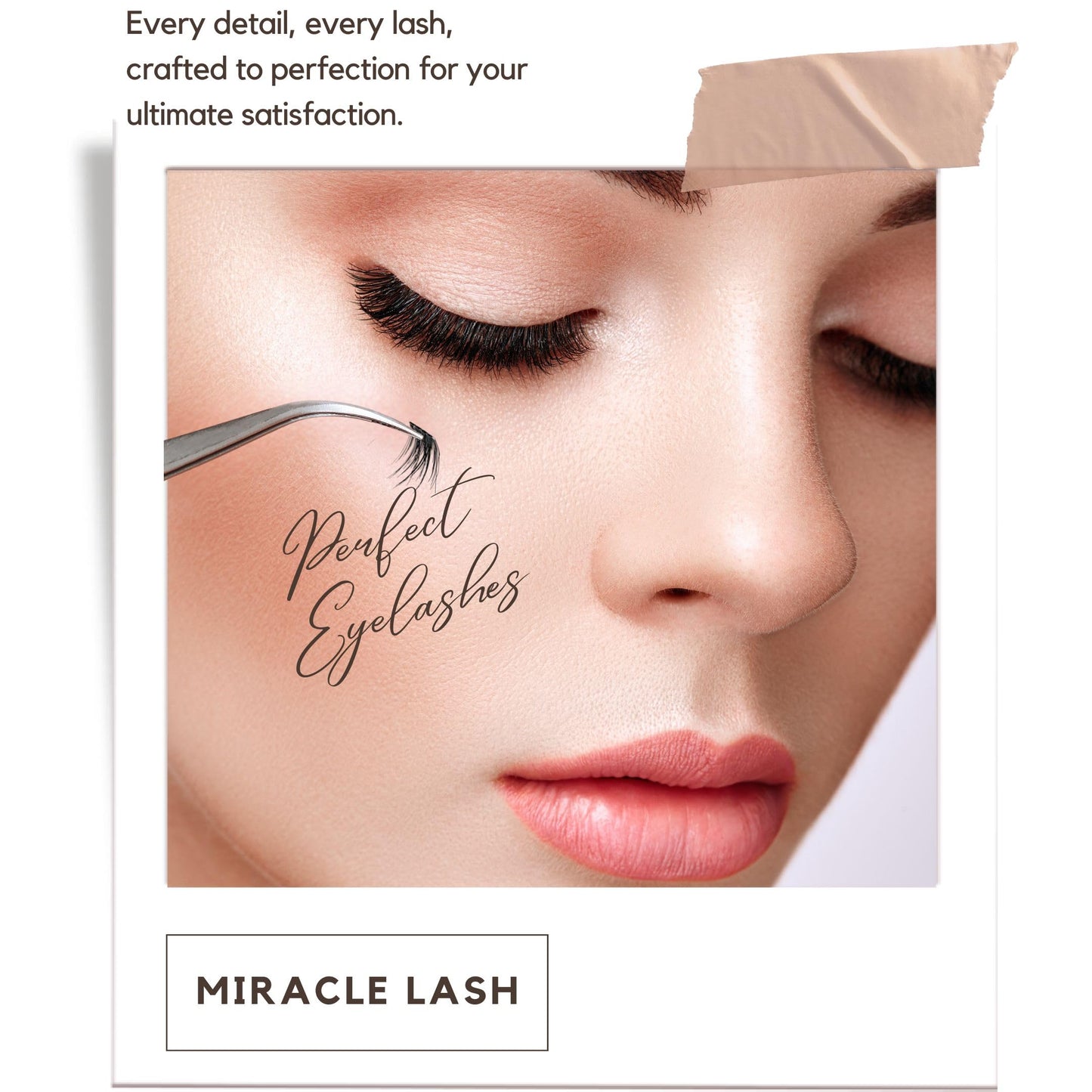 PARK SEONG HEE MIRACLE LASH DIY False Eyelashes, Lash Clusters, Lengthening Wisps 9mm-16mm Contact Lens Friendly, Easy to Apply, Reusable Strip Lashes (E5-280, 16mm) Thickness 0.03mm Lash Clusters