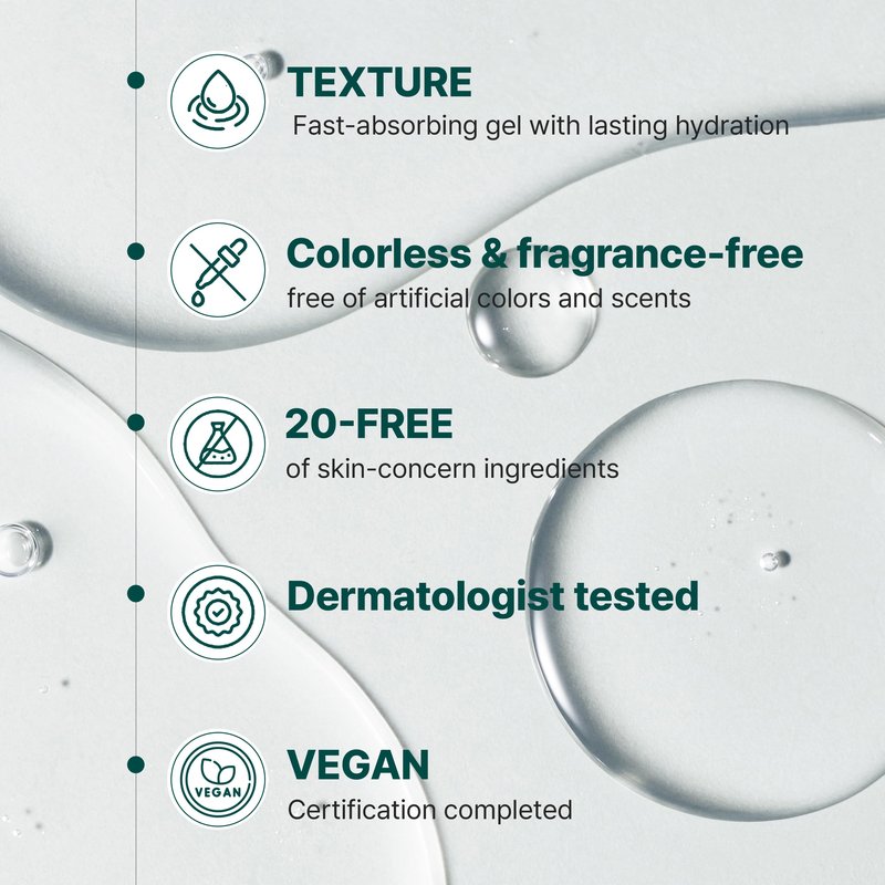 Dr.twentyproject 9 Serum for Calming, Hydrating, and Barrier-Strengthening with Mugwort Extract for Sensitive Skin - Redness-Reducing, Glowing, Deep Moisturizing - Korean Skin Care (50ml / 1.69 fl oz)