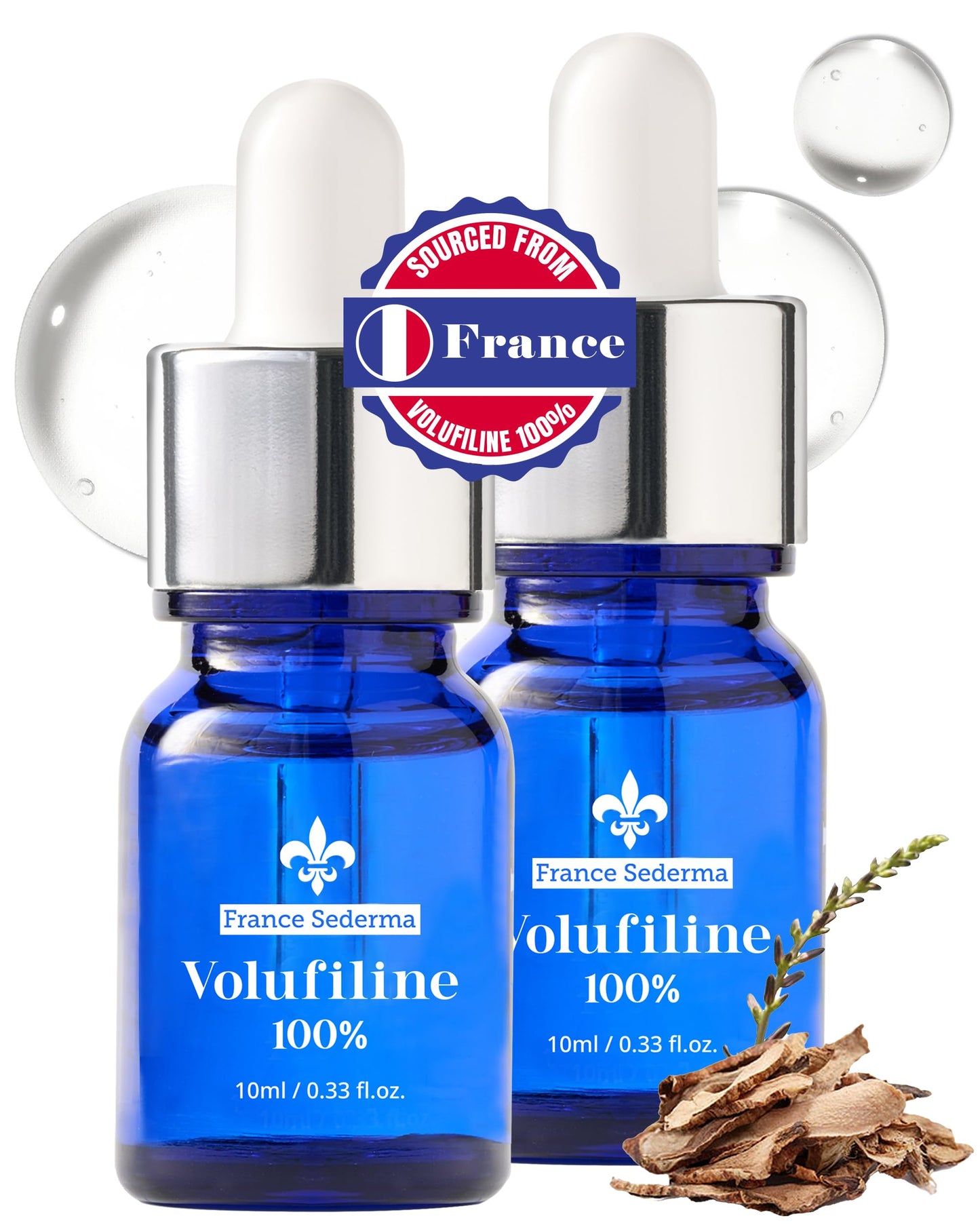 THEPURI Volufiline™ Booster Serum [2-Pack Value] (10ml x 2) – Sederma France Cosmetic Active | Helps Skin Look Plumper & Firmer | Mix-In Ampoule for Face Neck Body | Oil-Essence