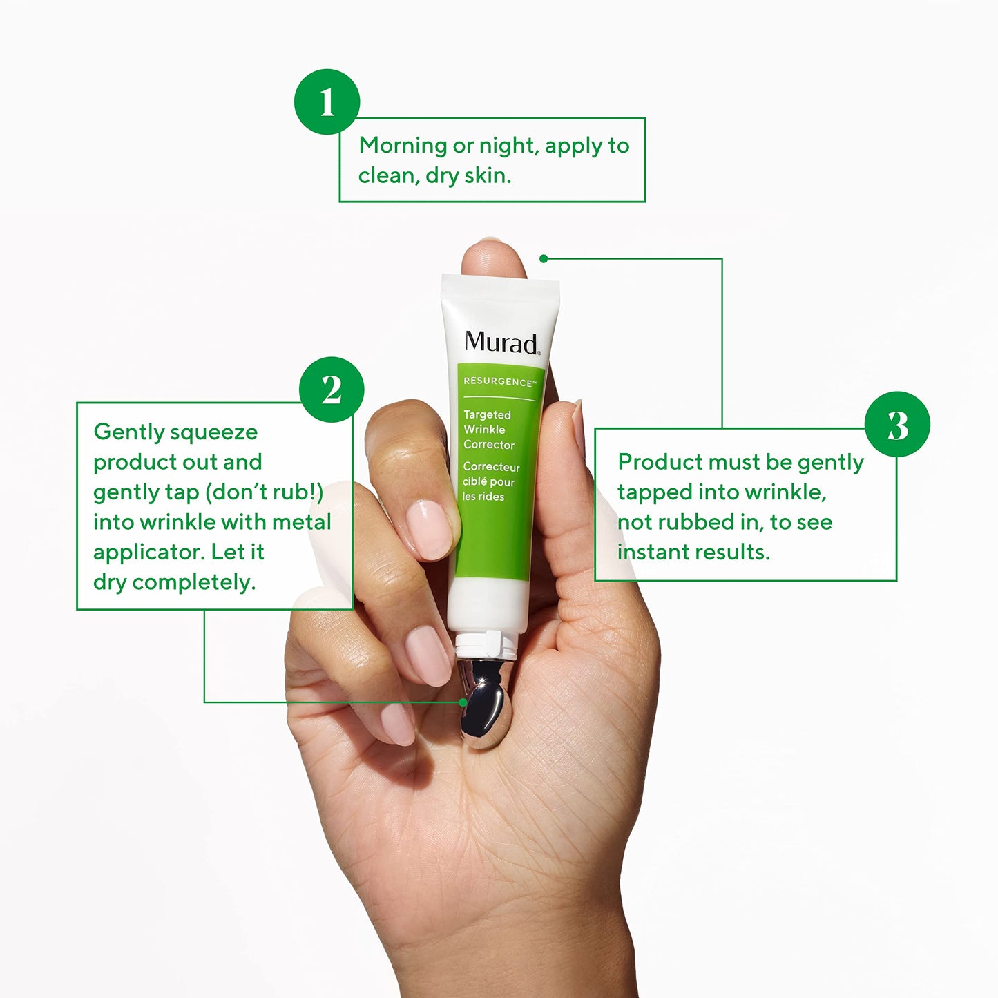 Murad Targeted Wrinkle Corrector - Hyaluronic Acid & Peptides - 0.5 Fl Oz