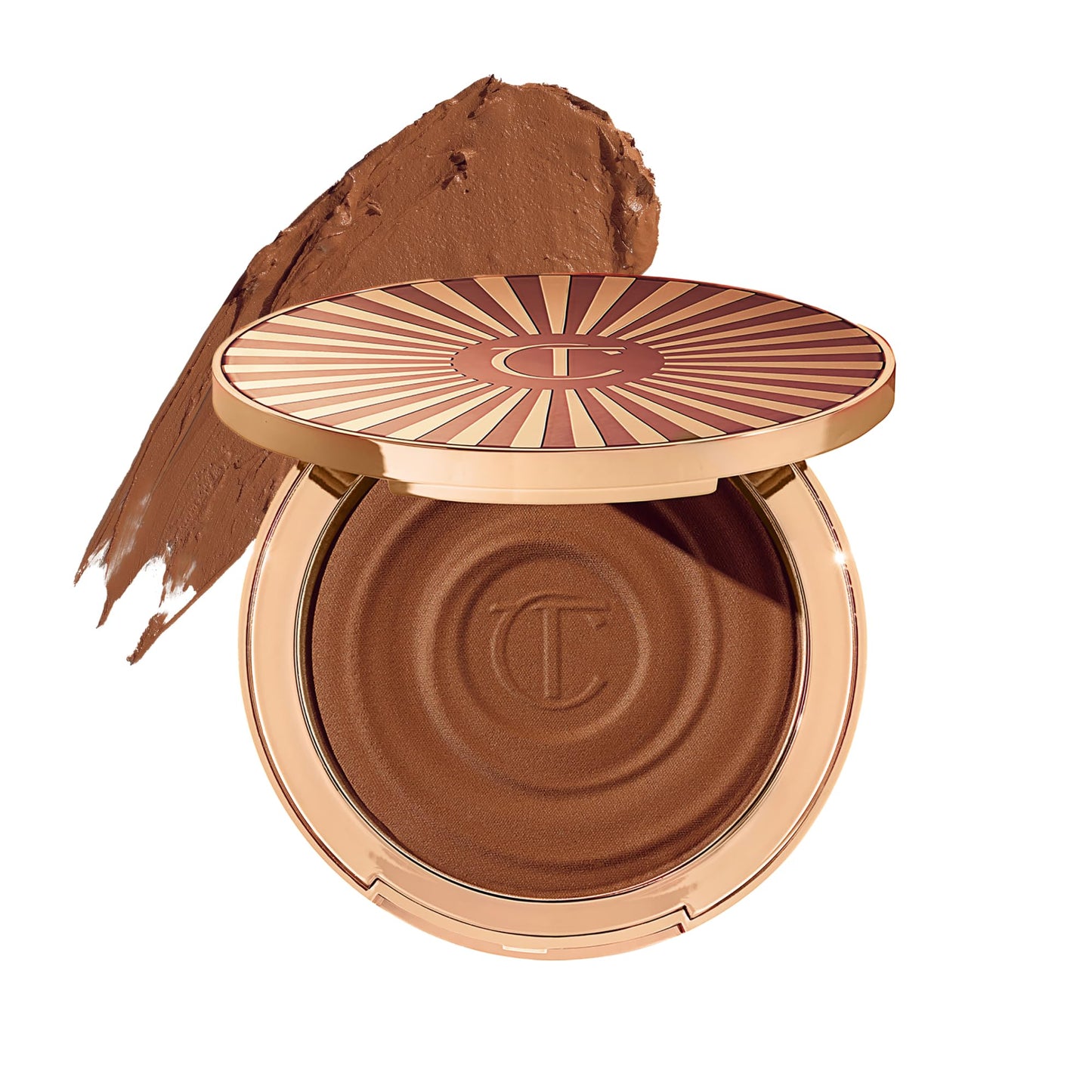 Charlotte Tilbury Beautiful Skin Face Makeup & Body Cream Bronzer - Hydrating Hyaluronic Acid & Pro Vitamin D3 to Blur for a Sun-Kissed Glow - Up to 16Hr Wear, Sweat & Humidity Proof - 3 Tan