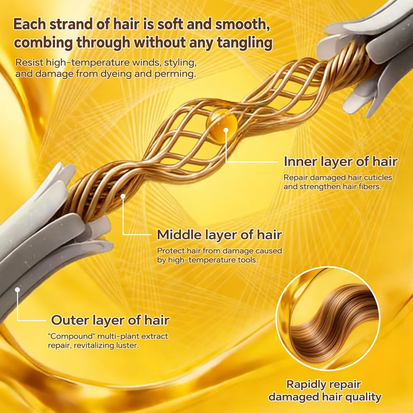 Discoliner Luxury Moroccan Hair Oil for Dry, Frizzy Hair & Split Ends, Hair Oil Treatment for Shine, Hydration & Repair (1, 100, Milliliters)