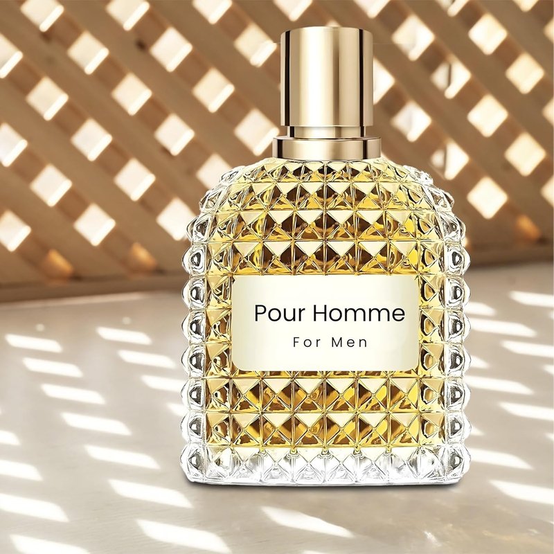 Men's Cologne Gift Set - Vanilla Bourbon, Leather & Amber | 3.4 Fl Oz Each - Luxury Eau de Toilette