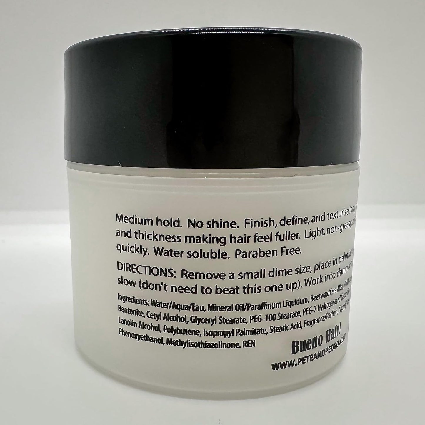 Pete & Pedro Hair Styling Clay - Medium Hold Matte Finish Clay for Men | Ideal for Fine Thinning Hair, 2 oz