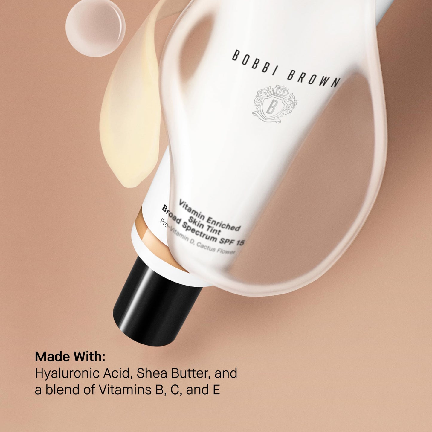 Bobbi Brown Vitamin Enriched Skin Tint SPF 15 | Broad Spectrum SPF Skin Tint | Hydrating Tinted Moisturizer | Vitamins B, C, & E, 1.7 Fl Oz, Golden 2