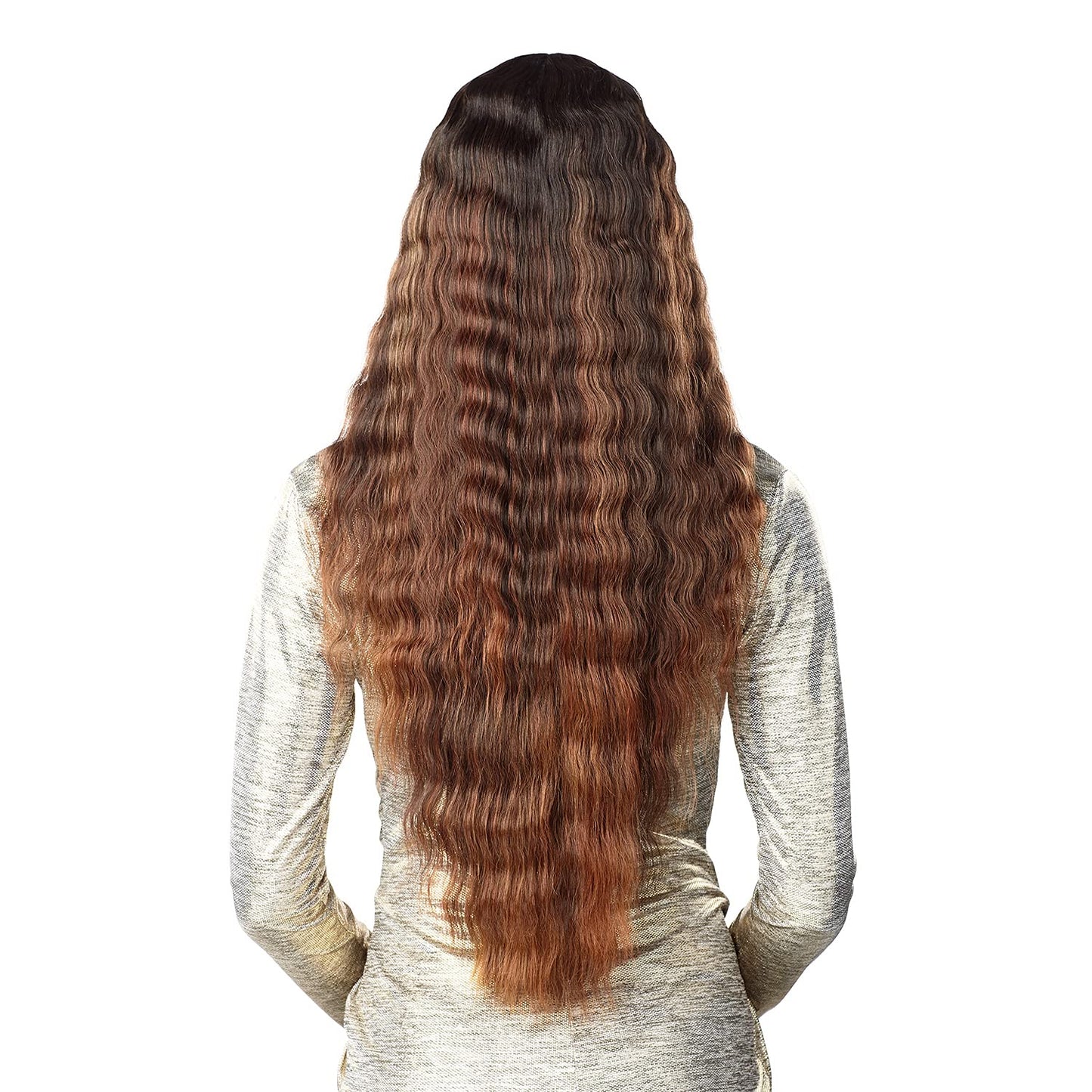 Sensationnel Butta Lace Wigs - Unit 17 Extra Wide 5 Inch Deep Parting Synthetic Preplucked Hairline Glueless Lacefront (1 JETBLACK)