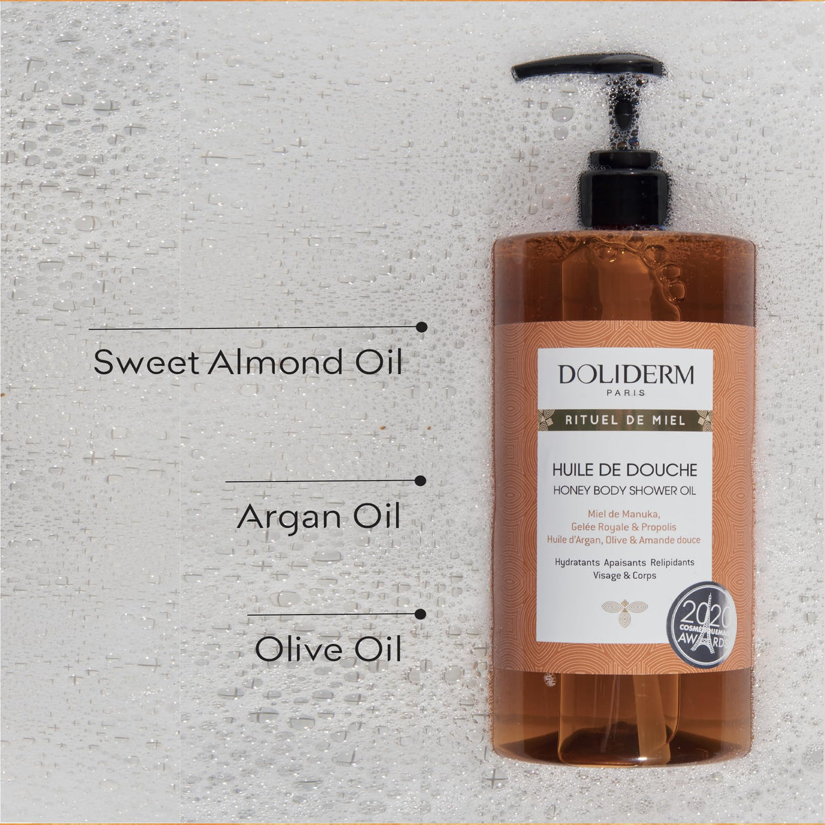 Doliderm Paris - Rituel de Miel - Honey Shower Oil, 33.8 Fl Oz