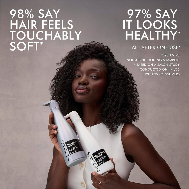 Nexxus Therappe Shampoo - Ultimate Moisture for Dry Hair | 13.5 oz with POLYSOFT HYDRATOR Technology