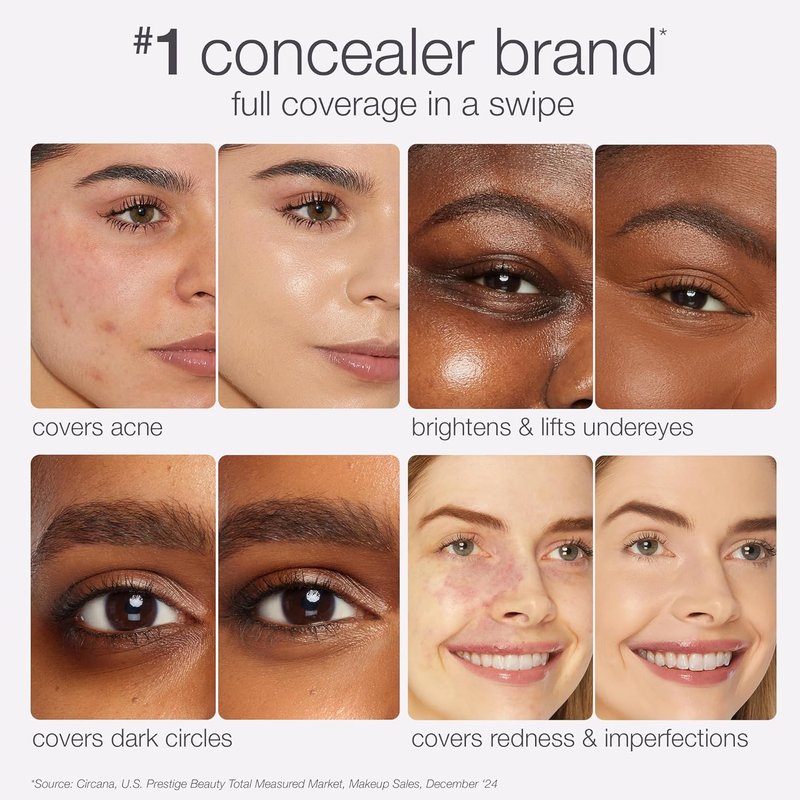Tarte Shape Tape Concealer - Full-Coverage, Creaseless Soft Matte Finish | Brightening Under-Eye & Face Makeup, 16hr Longwear