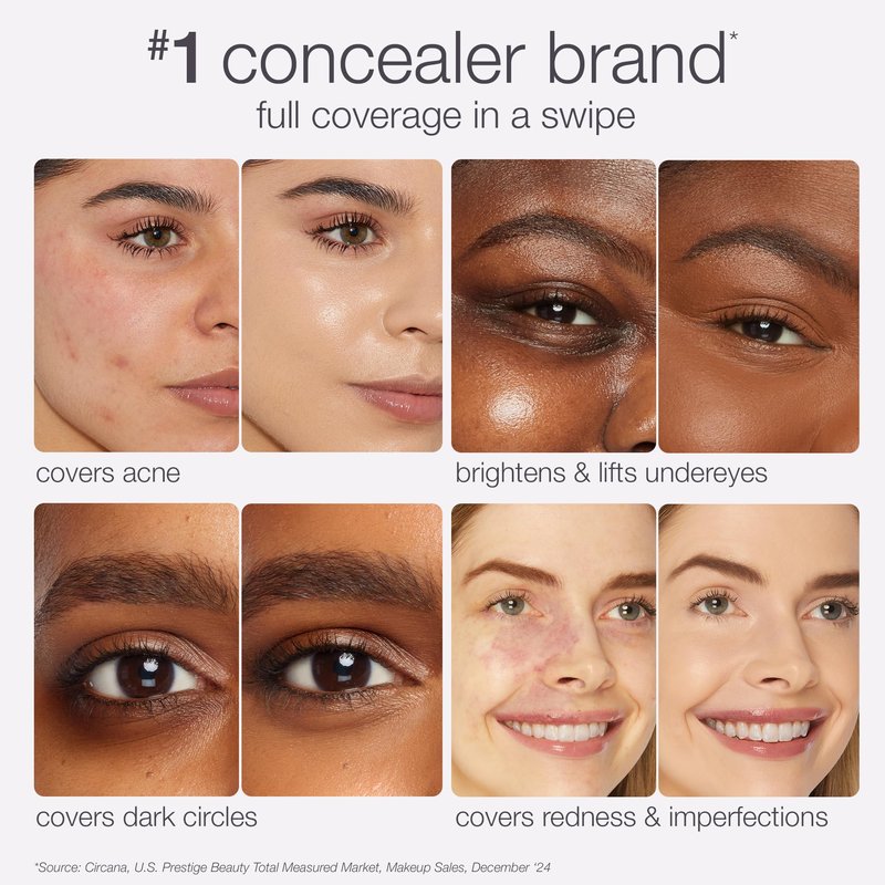 tarte shape tape concealer – Full-Coverage Creaseless Soft Matte Finish, Brightening Under-Eye & Face Makeup, 16hr Longwear, Vegan & Cruelty-Free, full size, 34S medium sand