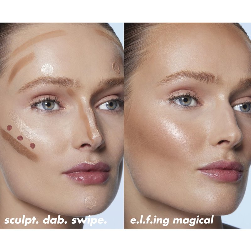 e.l.f. Halo Glow Highlight Beauty Wand, Liquid Highlighter Wand For Luminous, Glowing Skin, Buildable Formula, Vegan & Cruelty-free, IRL Angel