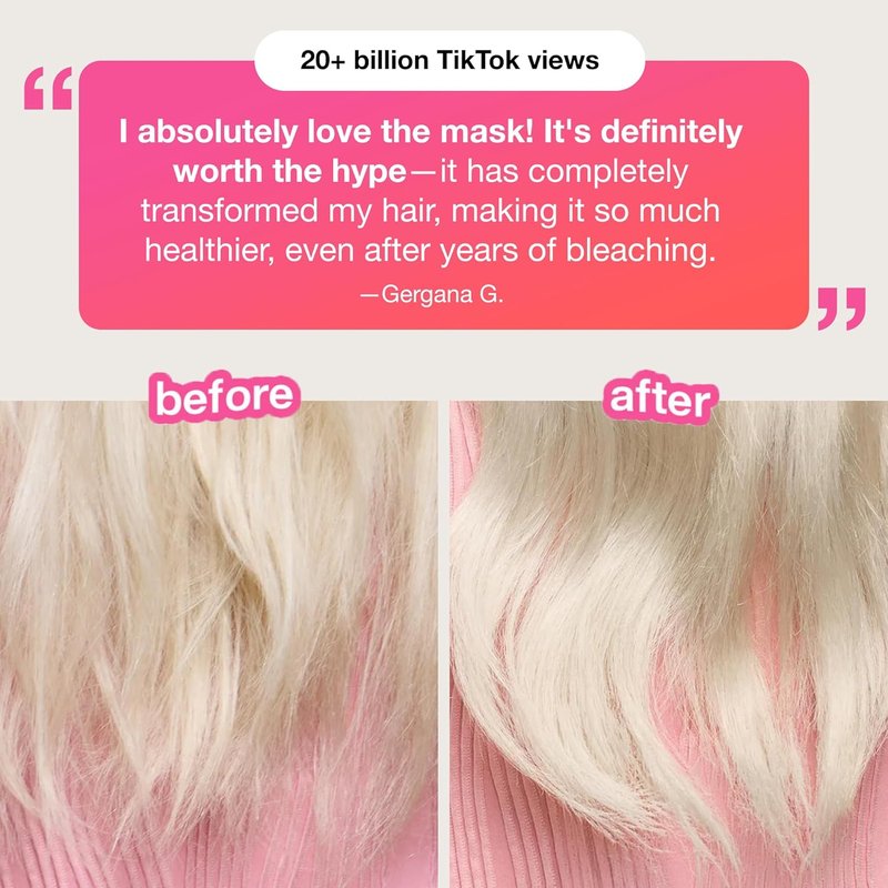 K18 Leave-In Molecular Repair Hair Mask - Revitalize Dry, Frizzy Hair | Fast 4-Minute Damage Recovery