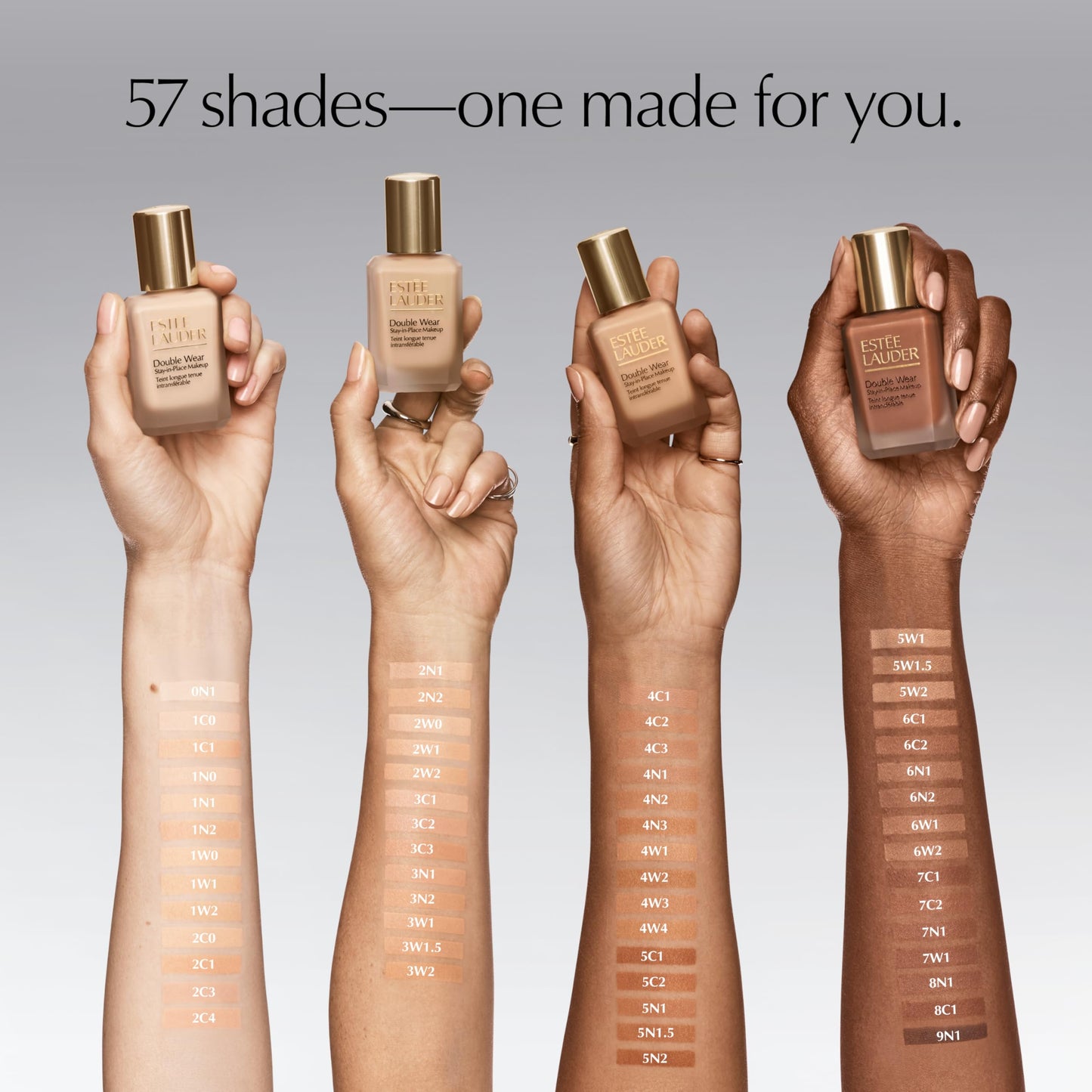 Estée Lauder Double Wear Stay-in-Place Foundation Makeup | 36-Hour Long-Wear Matte Foundation, 1 Fl Oz, 2C1 Pure Beige