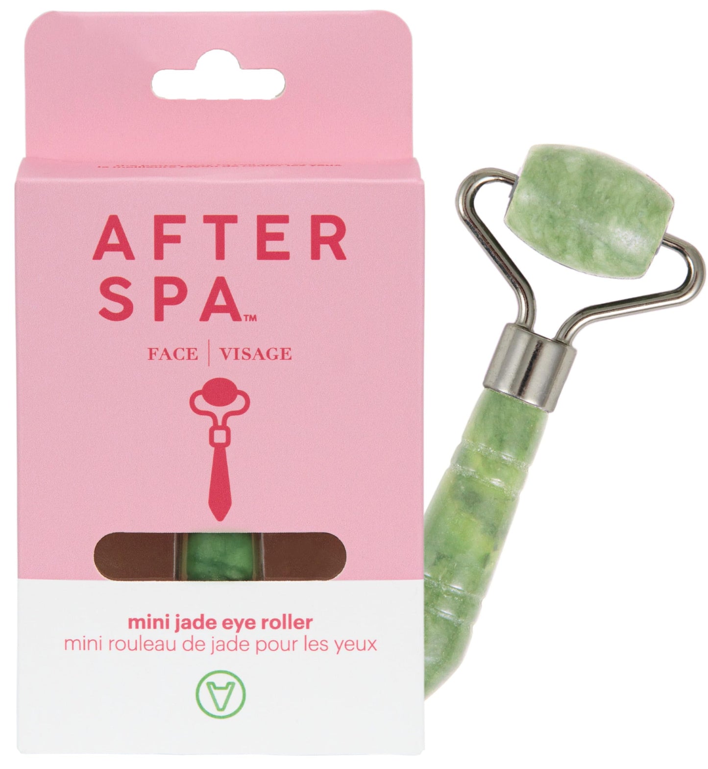 Mini Jade Eye Roller by Afterspa, Preppy Skincare, Gua Sha Facial Tools, Spa Self Care Gifts for Women, Facial Skin Care Products, Vegan and Cruelty Free, Pack of 6