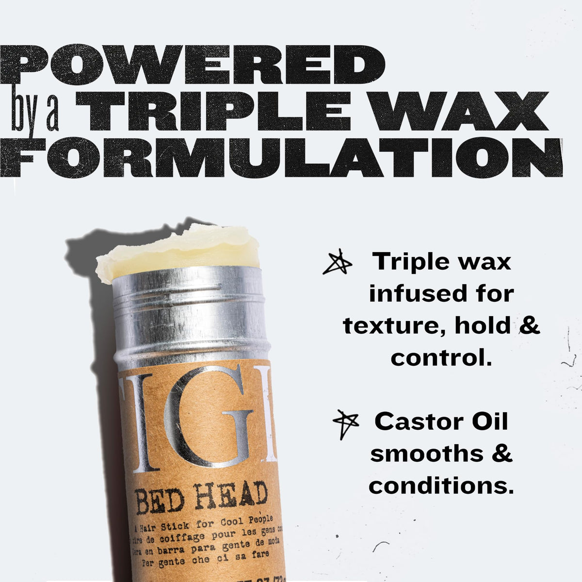 TIGI Bed Head Hair Wax Stick 2-Pack – Slick Back Styling Products for Men & Women, Hair Texture, Frizz Control, Lavender Scent, 2.57 Oz Ea