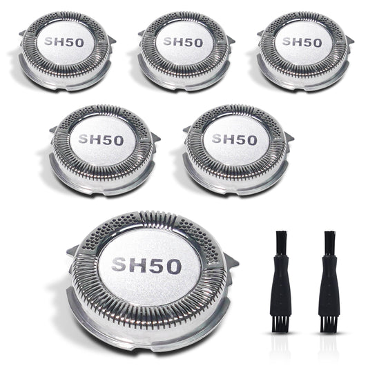 FAMELEC SH50 Blades Head for Philips Norelco Series 5000 (S5xxx), Electric Razor Compatible with Norelco 5000 Series Shaver Replacement Heads, Fit for Models S5660/84, S5590/81, S5290/88, S5210/8