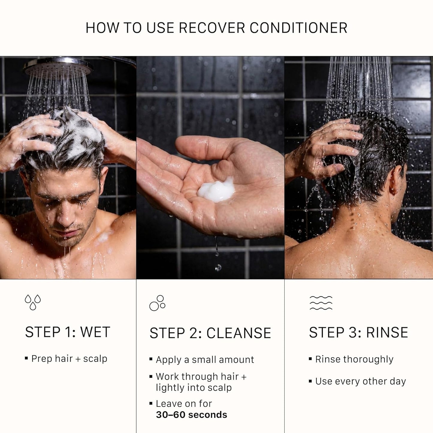 ACTIIV Recover Thickening Conditioner - Strengthens & Hydrates for Thicker, Fuller Hair | Plant-Based, Color-Safe, Unisex