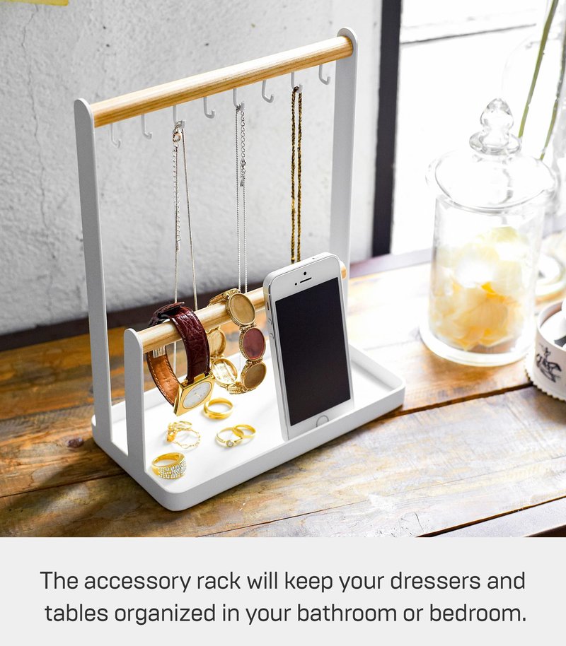 YAMAZAKI Home Accessory Stand - Jewelry Holder & Organizer Storage