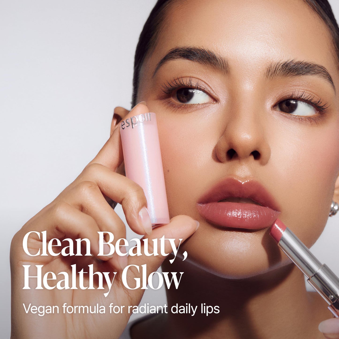Espoir Bare Glow Lip Balm #4 Peak Berry | Natural Sheer Color Moisturizing Lipstick, Comfortable Finish, Nourishing & Long-lasting Hydration, Cruelty-Free, Korean Makeup, 0.1 oz.