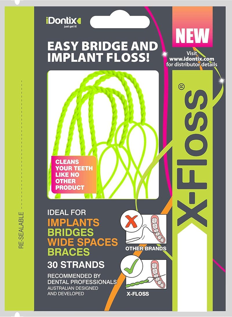 IDontix X-Floss Brace - Durable Green Support for Enhanced Performance