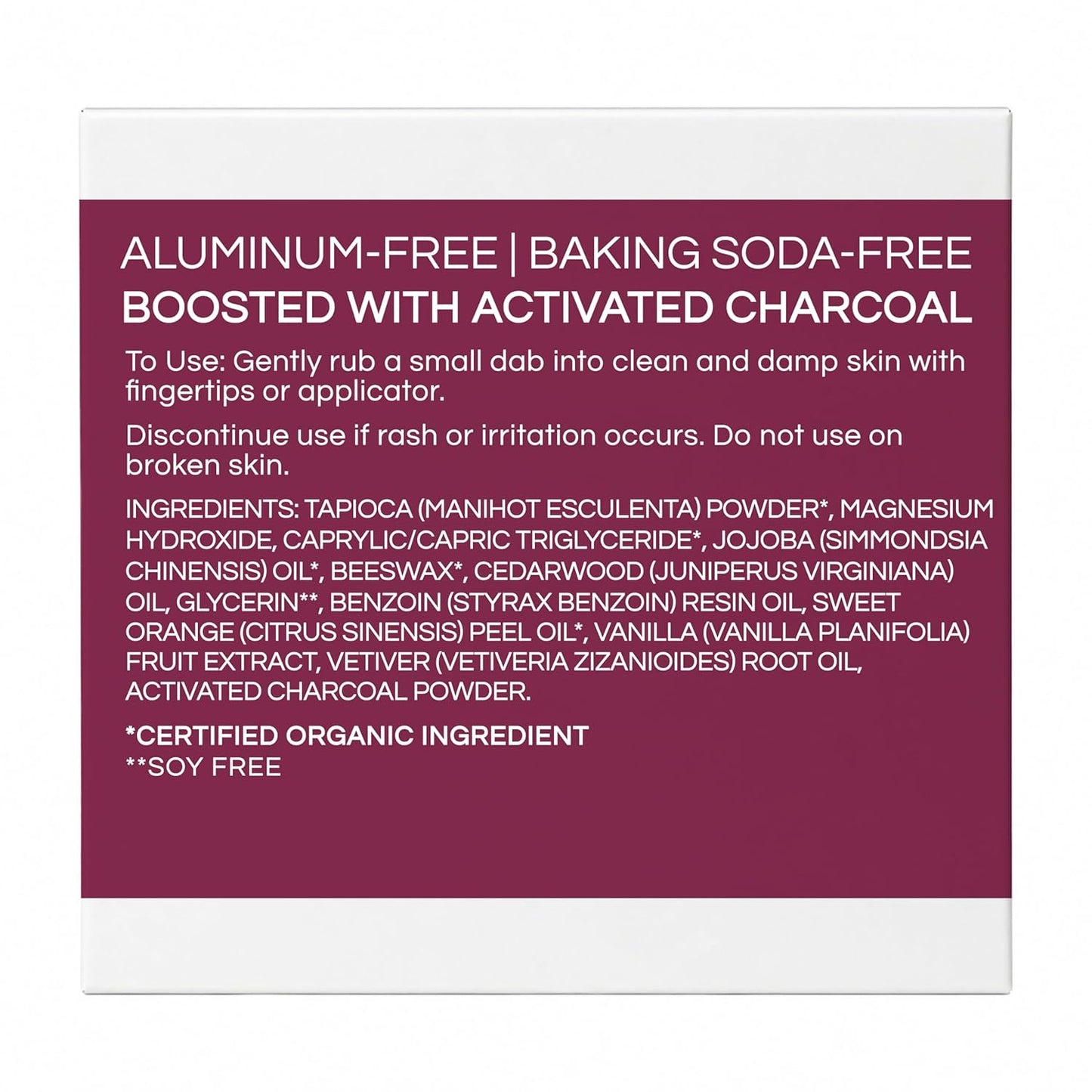 All Natural Deodorant Cream - Aluminum Free Cedar Vanilla | 2.4 Ounce Terracotta Red Jar