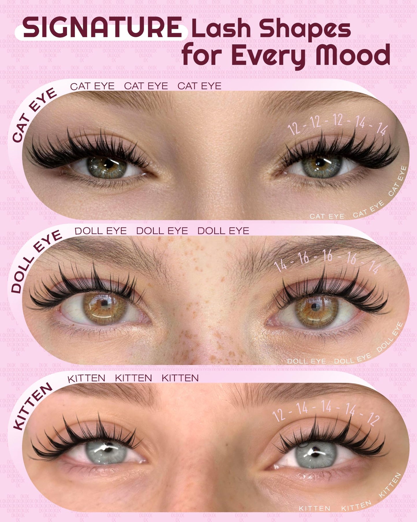 OKAYLOVE Manga Lash Clusters, LIRA 8mm Natural Anime Eyelash Clusters with Spikes, 80pcs CC Curl Fairy Individual Lashes Clear Band Wispy Cluster Eyelashes Extensions for Party, Cosplay