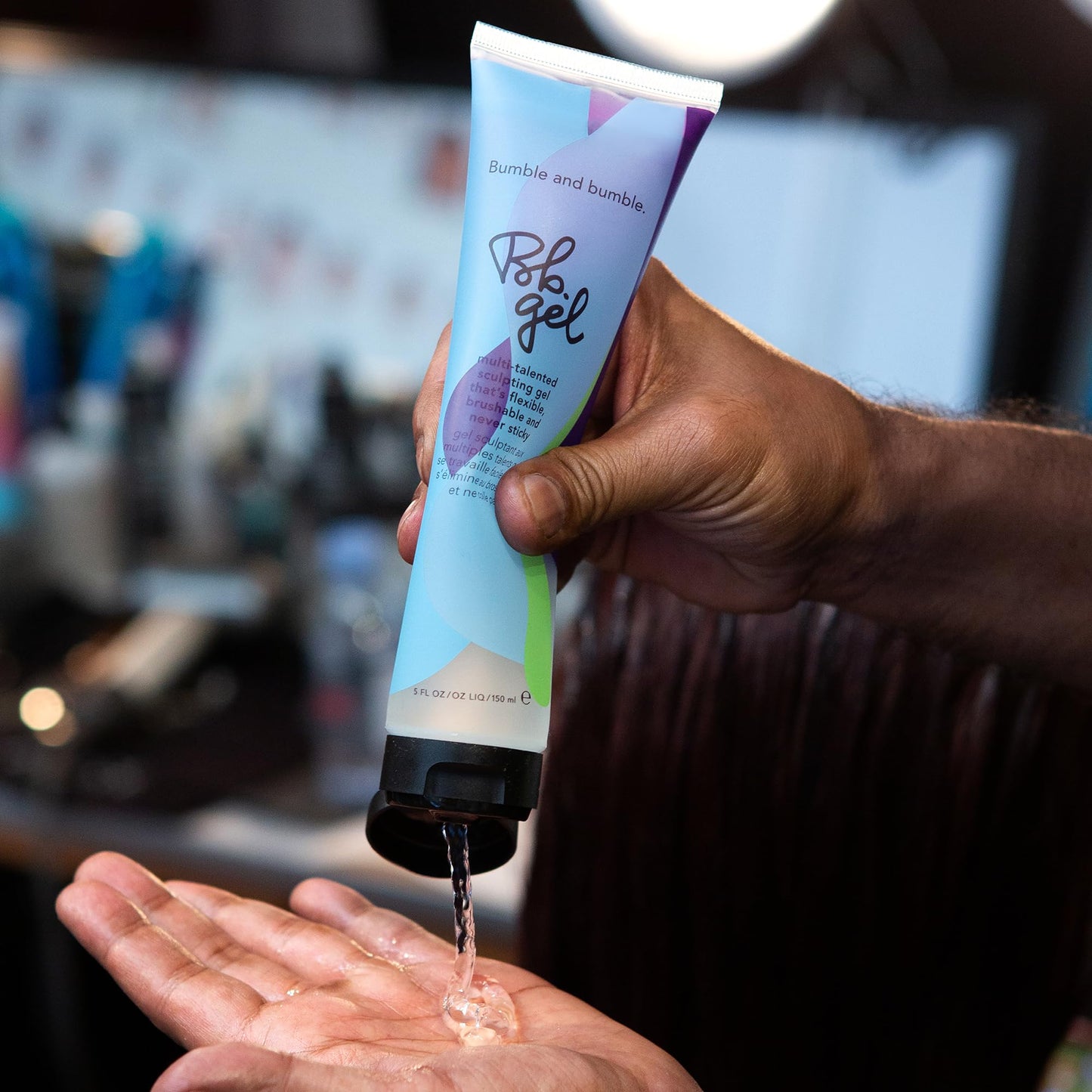 Bumble and bumble. Hair Gel Sculpting Medium | Flexible + Brushable | Adds Shine | Flake Free Finish | For All Curly, Wavy, Straight Hair Types, 5 Fl Oz