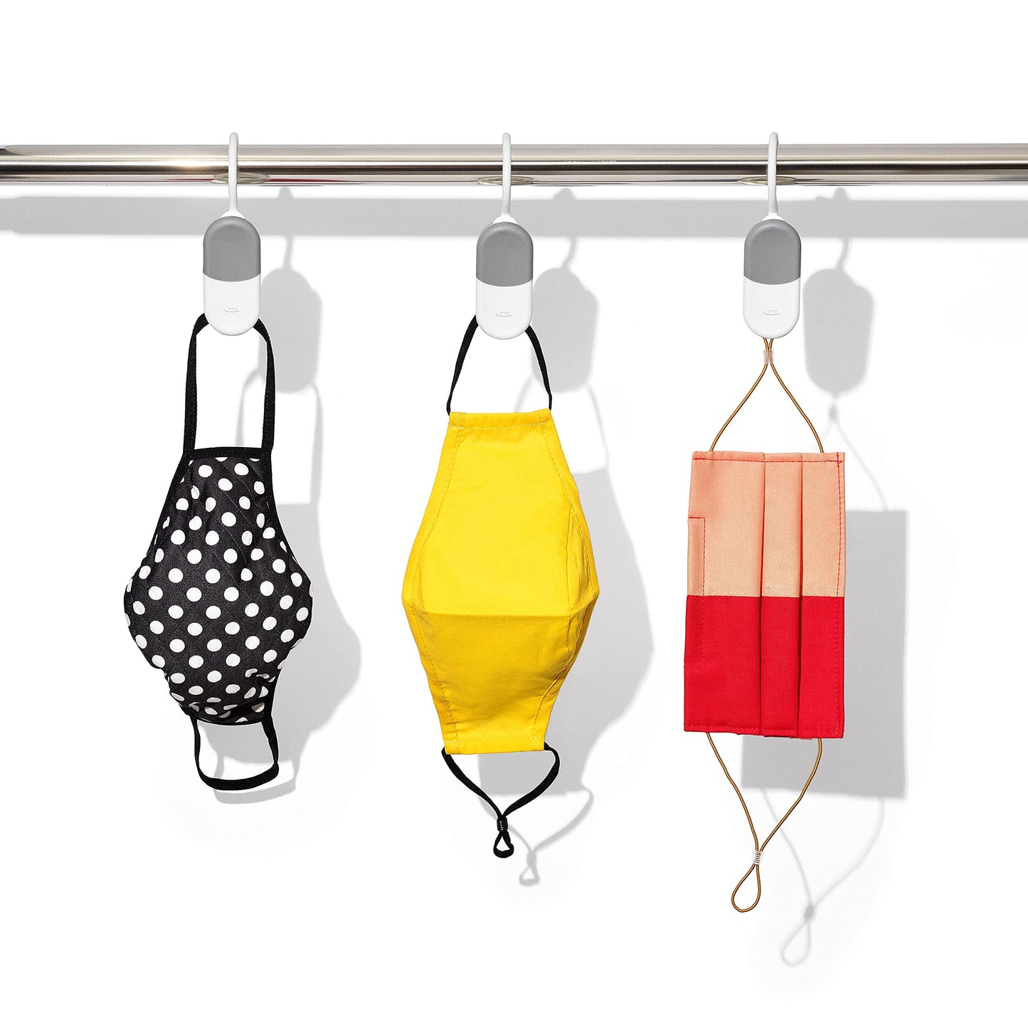 OXO Good Grips 3-Piece ClipHanger Set, White