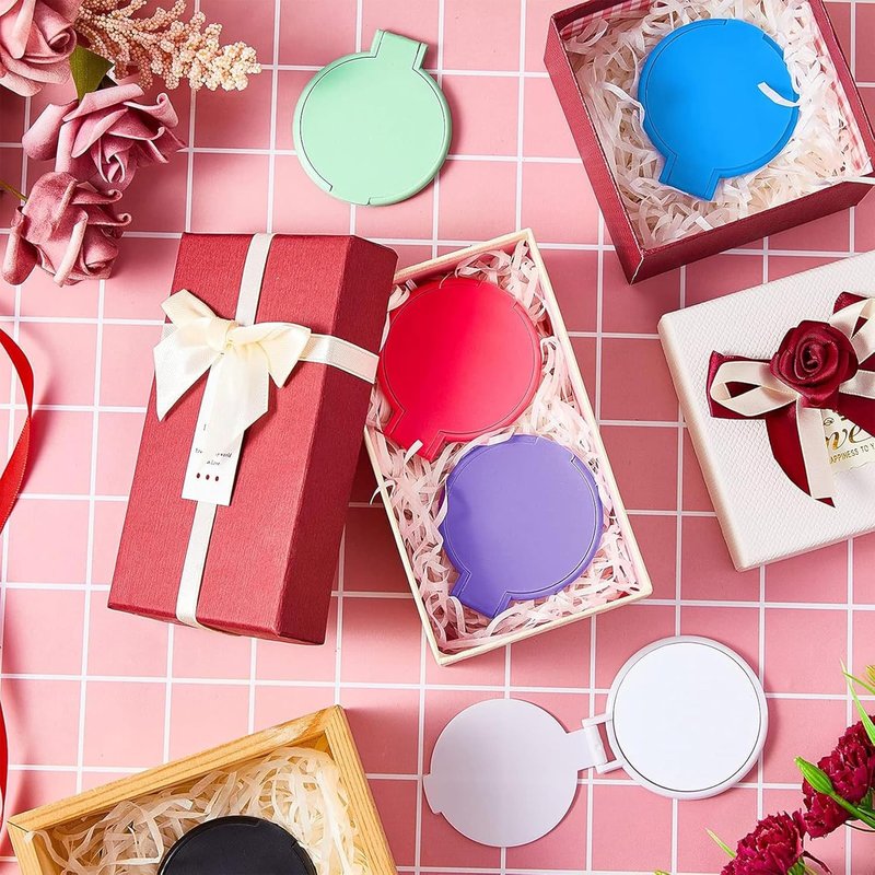 Mini Folding Pocket Mirrors - Compact Travel Makeup Mirrors for Purse | Classic Colors, 120 Pieces