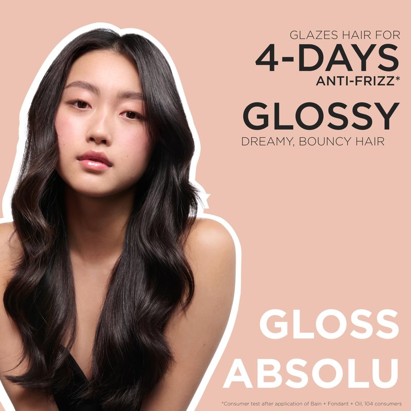 Kerastase Gloss Absolu High-Shine Anti-Frizz Conditioner - Deeply Hydrates & Detangles, Instantly Softens, For Glossy & Bouncy Hair, 2.53 Fl Oz, Travel Size