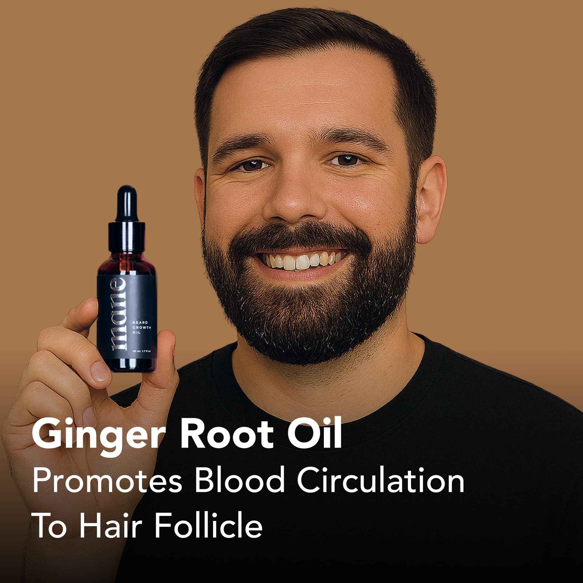 Beard Care Oil for Men (30ml) – Nourishing Blend with Jojoba & Sesame Seed Oils for Thicker-Looking, Fuller Beard Appearance – Hydrating and Conditioning Formula for Beard & Mustache