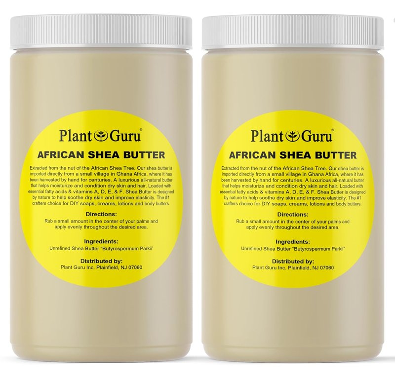 Raw African Shea Butter - 100% Pure Natural Unrefined | 32 oz. Bulk for Moisturizing Skin, Hair & DIY Projects