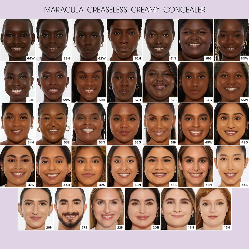 tarte creaseless creamy full-coverage concealer – Waterproof Hydrating Longwear, Niacinamide & Caffeine for covering Dark Circles & Blemishes, Vegan & Cruelty-Free, full size, 60W mahogany warm