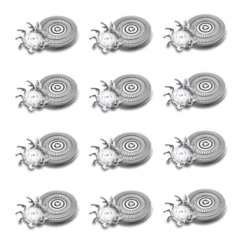 Head Shaver Replacement Heads Compatible with Sk-ull Shaver Pitbull Gold PRO, Pitbull Silver PRO, Palm, Pitbull Platinum PRO, Electric Razor Replacement head for Superior Shaving (16 PACKS)