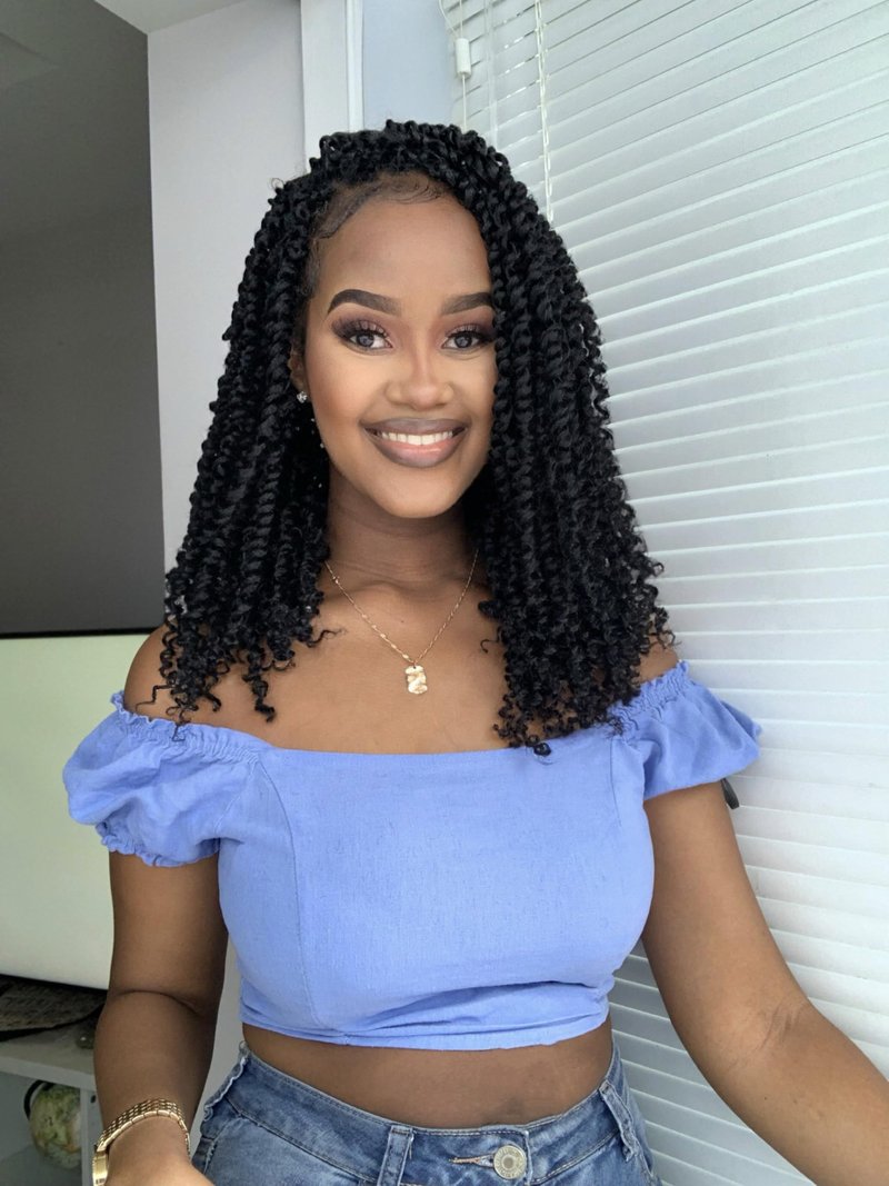 Alrence Miracle Knots Feather Crochet Hair 14 Inch 50 Strands 60g Deep Wave Curly Crochet Hair Protein Fiber Like Human Hair