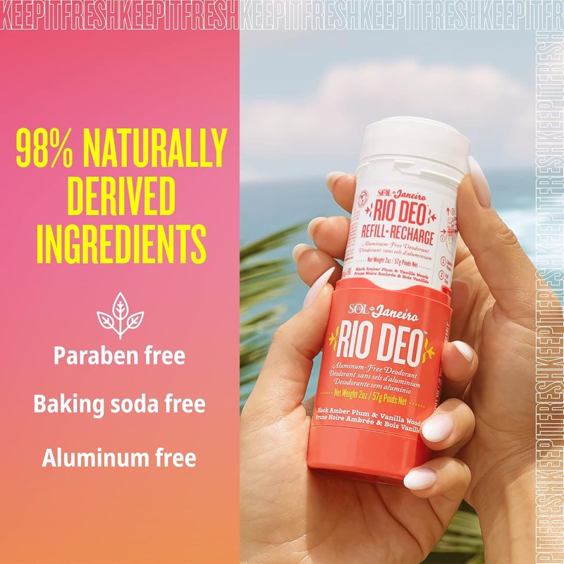 Cheirosa 40 Rio Aluminum-Free Deodorant - Refill Cartridge Included | Long-Lasting Fragrance