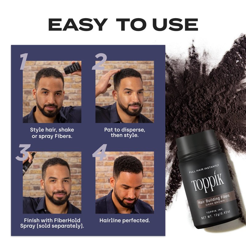 Toppik Hair Building Fibers, Light Blonde, 55g Fill In Fine or Thinning Hair, Instantly Thicker, Fuller Looking, 9 Shades for Men & Women, Keratin Protein Formula