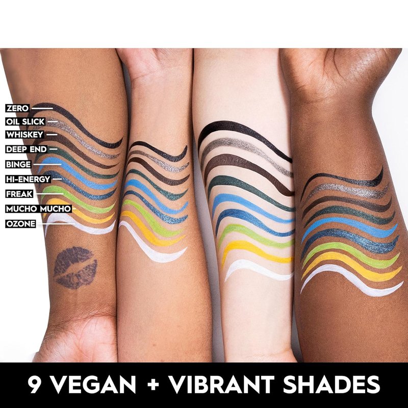 Urban Decay 24/7 Inks Liquid Eyeliner Pen - Water-Resistant, Smudge-Proof, Fine Tip Graphic Liner | Bold Matte & Shimmer Colors - 0.01 fl oz