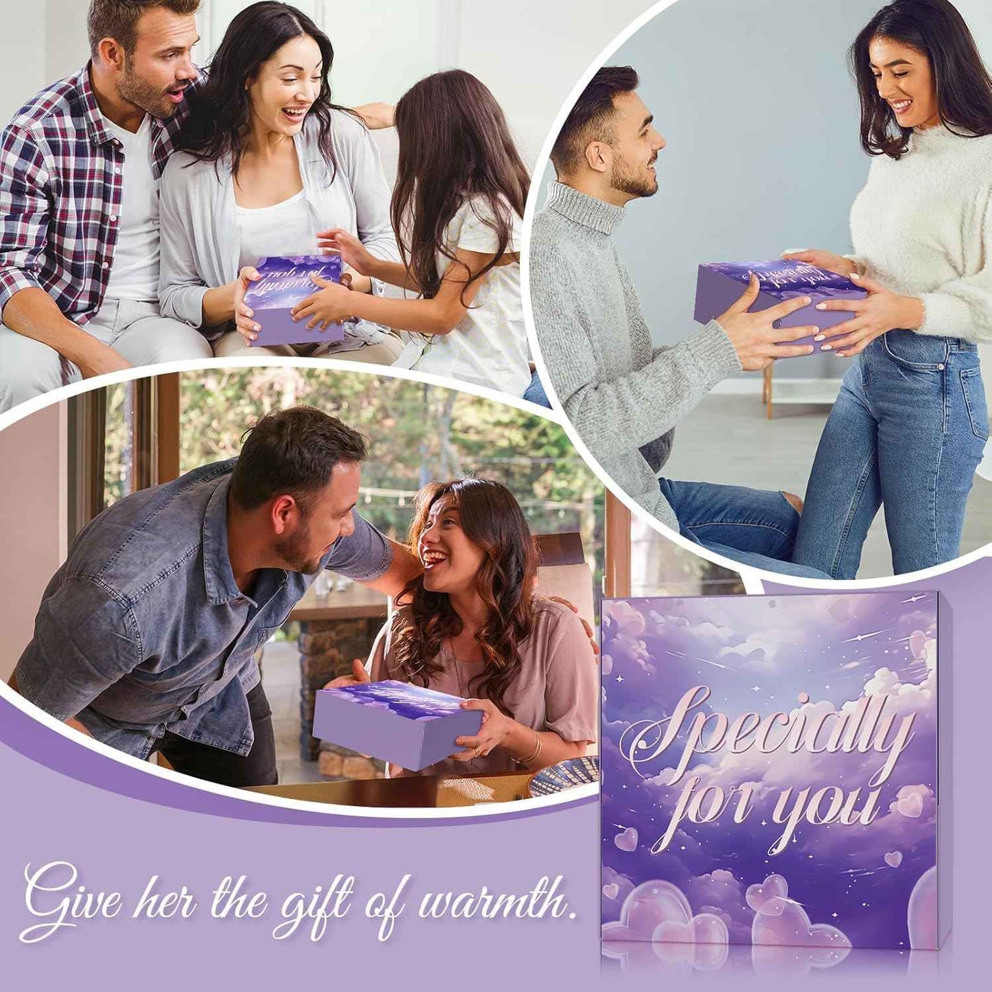 TOPPTIK Birthday Gifts Basket for Women, Relaxtion Spa Set, Self Care Kit for Women, Gifts Boxes for Her, Mother, Wife, Friend, Sister, Girlfriend