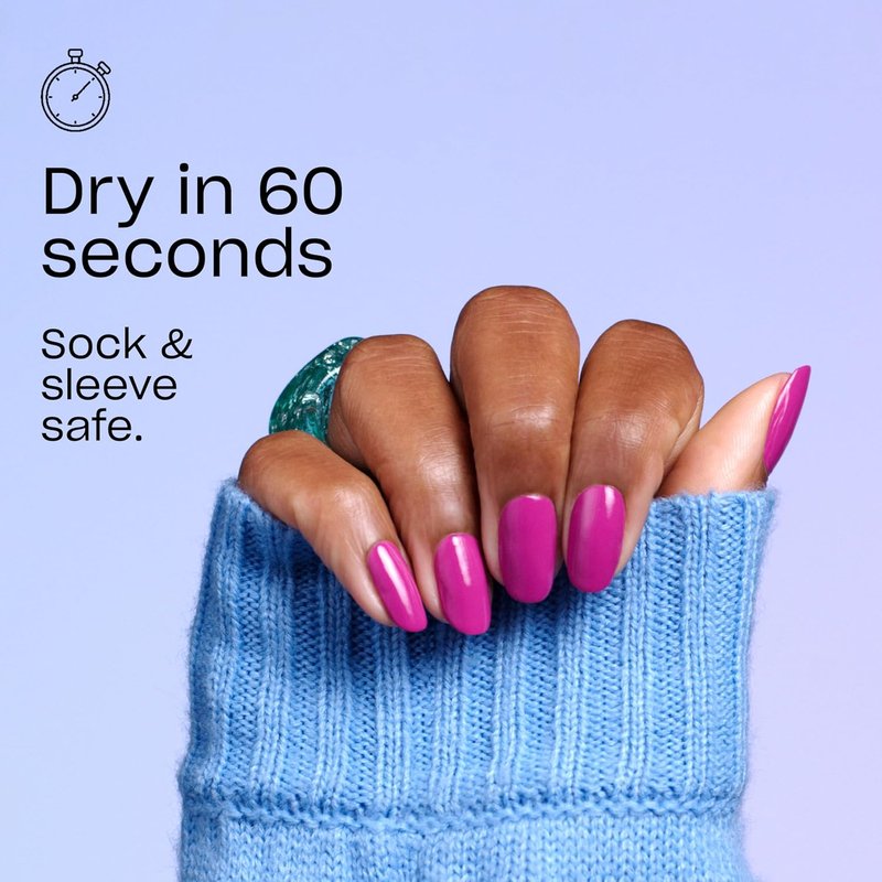 OPI RapiDry Quick Dry Nail Polish - Opaque, Crème & Shimmer Winter Shades | Smudge Proof & Fast Drying in 60 Seconds