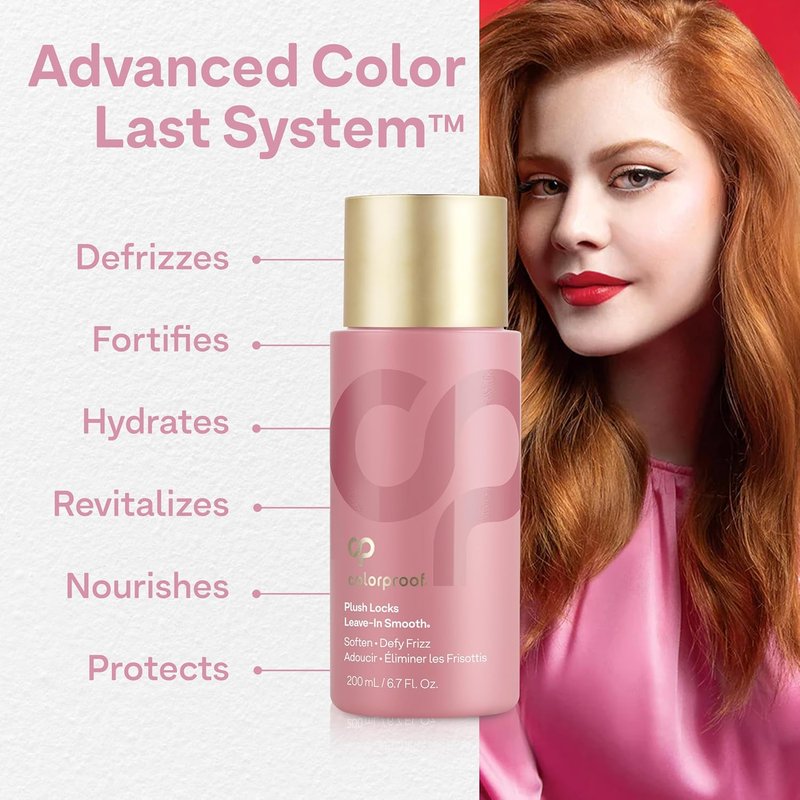 Plush Locks Leave-In Smoothing Lotion - Anti-Frizz Formula with Vanilla Scent | 6.7 fl oz, Vegan & Sulfate-Free
