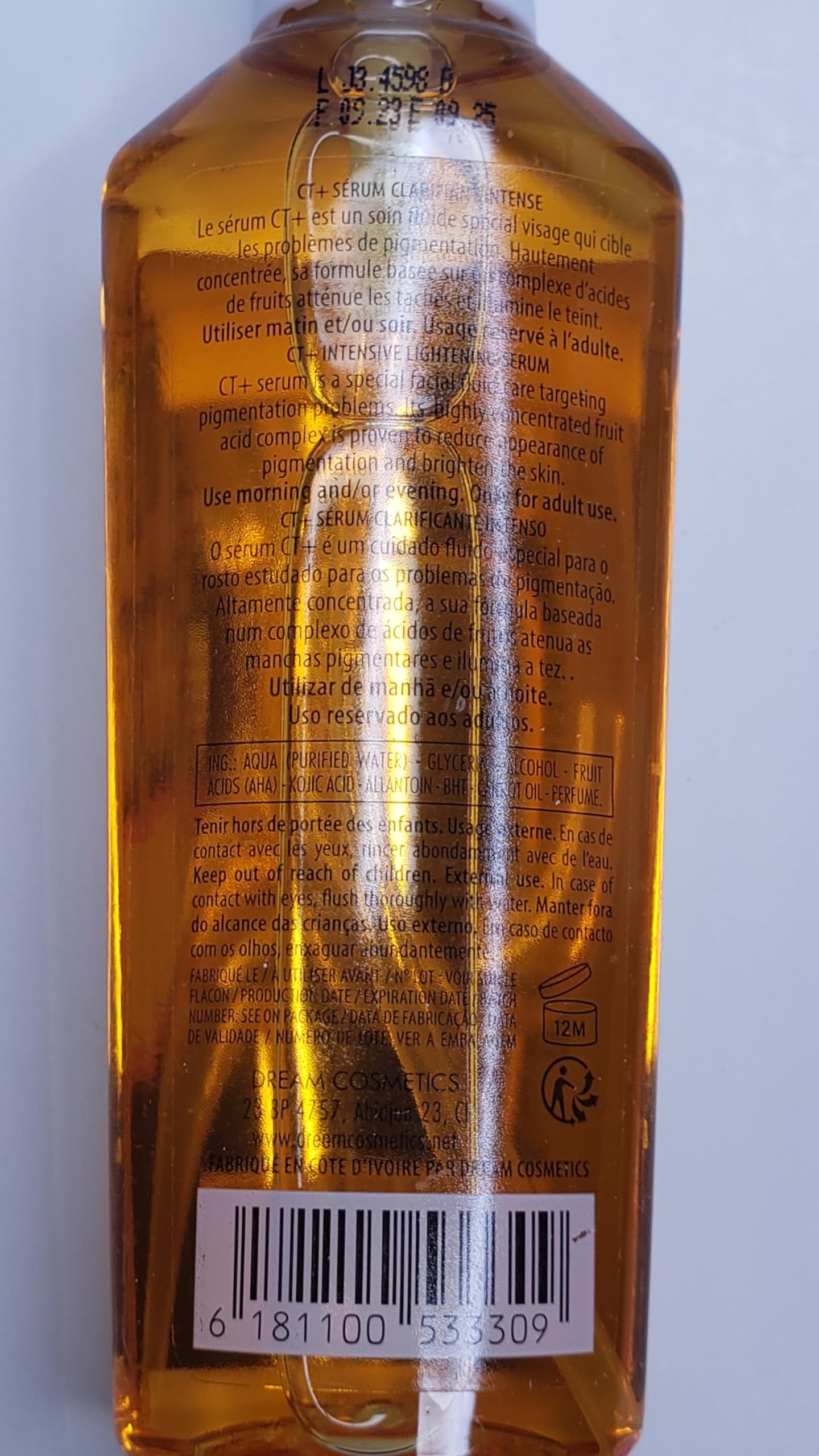 CT+ Clear Therapy Extra Lightening Skin Cream 6.76 & Lotion 8.45oz & Soap 6.17oz & Serum 2.37oz