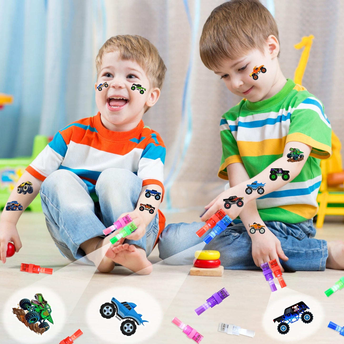 Monster Truck Party Favors, 72 PCS Set